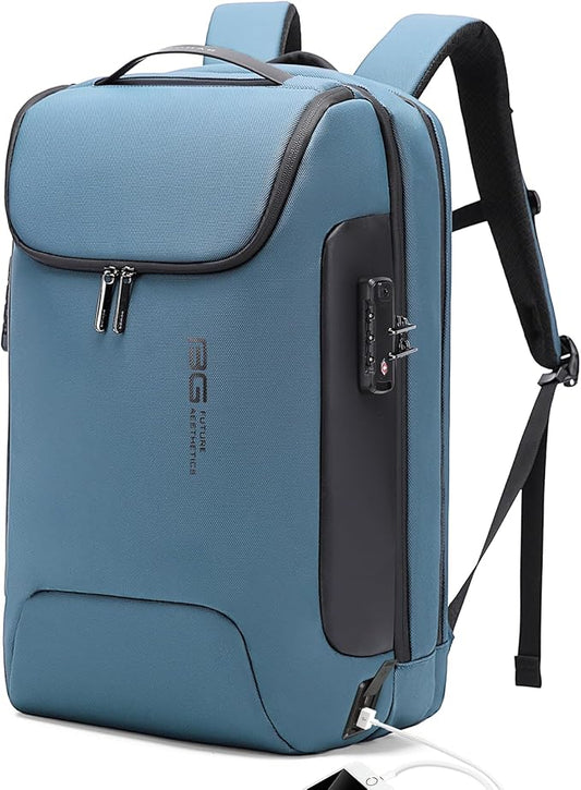 BANGE Anti-Theft Travel Backpack,Waterproof Fashion Work Backpacks,High Tech Backpack with USB3.0 Charging Port,Business Laptop Backpack Fits 17.3 Inch Notebook for Women