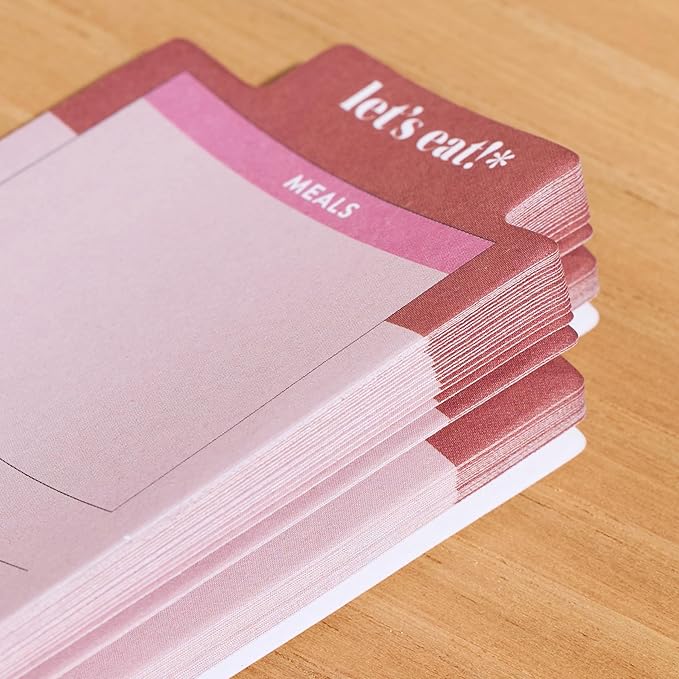 Erin Condren Multifunctional Sticky Notes and Bookmark for Grocery Lists and Meal Prep, Use as Tab or Bookmark in Notebooks, Planners, Journals