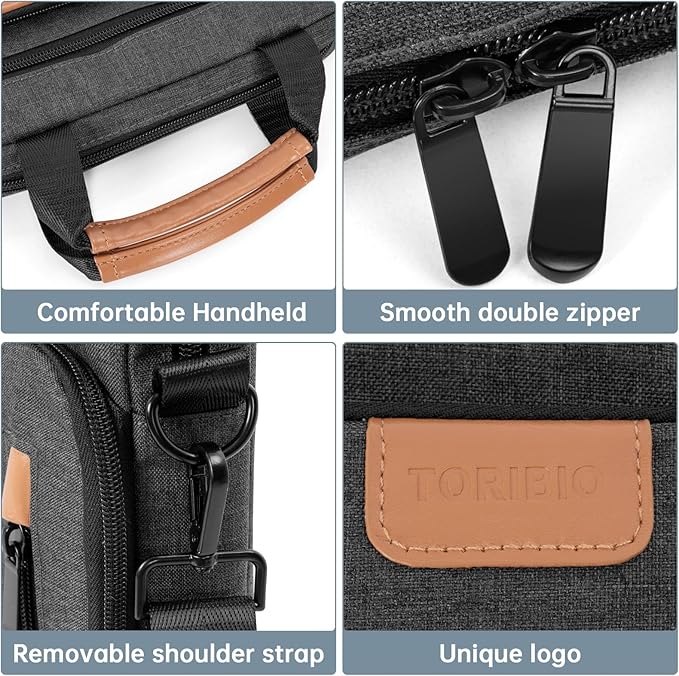 9-11 Inch Tablet Sleeve Bag,Padded Protective Travel Carrying Case for iPad Pro M4 11", iPad Air M2 5/4th 10.9", Air 3th 10.5", iPad 10th 10.9", 9/8/7th 10.2", Samsung Galaxy Tab A9+/A8/A7/S8/S7