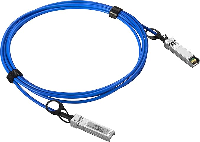10G SFP+ DAC Cable, SFP Direct Attach Copper Cable|10GbE SFP Twinax Cable 0.2-Meter(0.65ft),Blue
