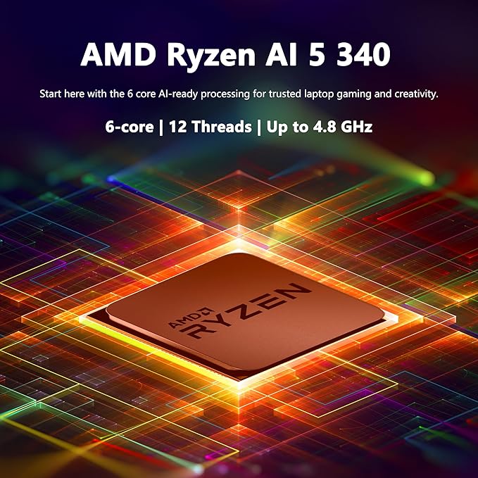 HP OmniBook X Flip 2-in-1 Copilot+ AI PC Laptop | 14" WUXGA Touch 400nits | AMD 6-core Ryzen AI 5 340 Up to 50 Tops | 16GB DDR5 1TB SSD | Backlit Wi-Fi6E 5MP IR Camera Poly Win11Pro w/DLCA Accessory