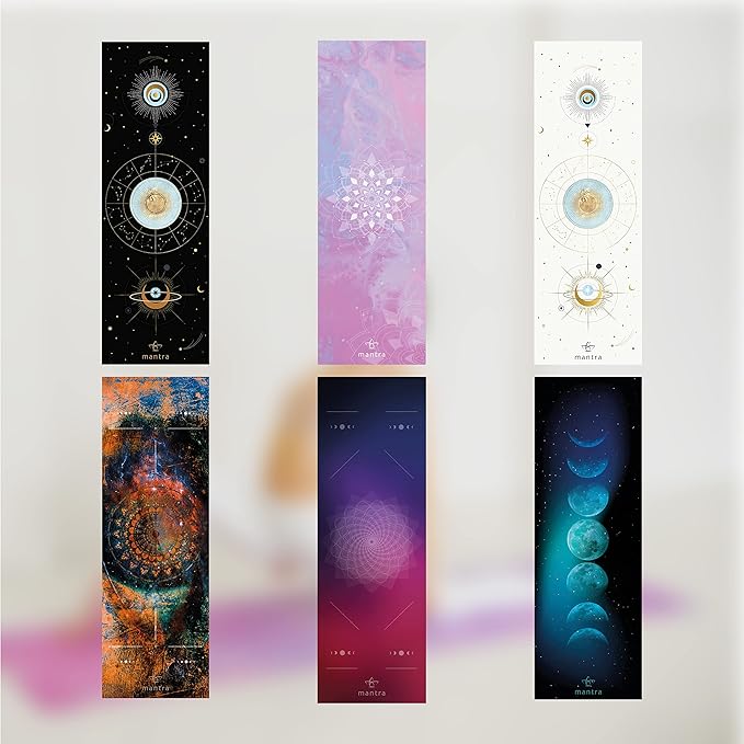 Mantra Yoga Travel PRO 1.5mm - Foldable Fitness & Exercise Mat with Bag | Lightweight, Compact & Eco-Friendly | Non-Slip & Washable | For All Types of Yoga | 72" L x 24" W | 2.6 lbs