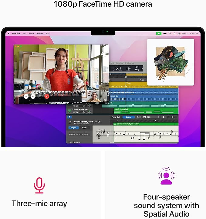 Apple 2022 MacBook Air with Apple M2 Chip (13-inch, 24GB RAM, 1TB SSD Storage) Midnight (Renewed)