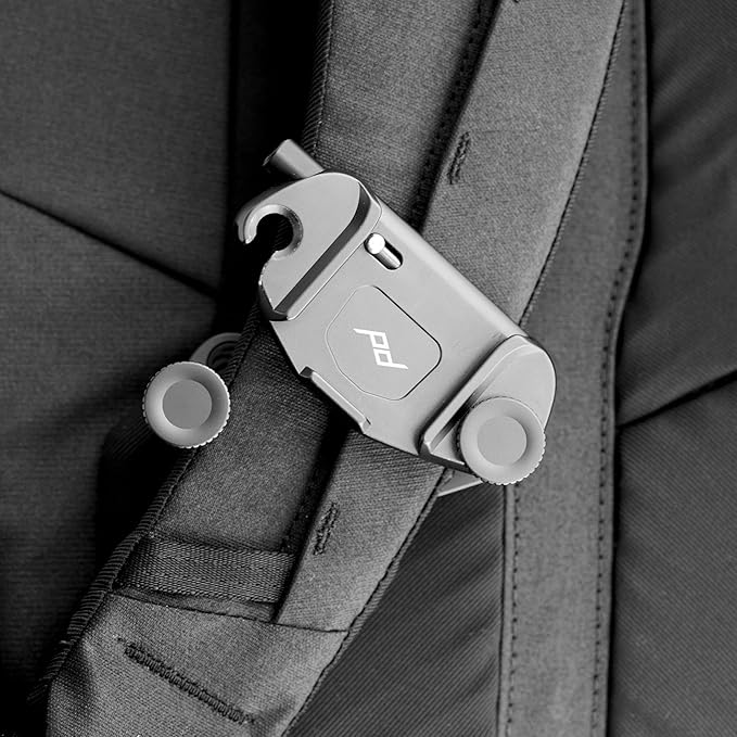 Peak Design Everyday Backpack 20L, Charcoal, MagLatch Top, Dual Side Access, FlexFold Dividers, Fits 15" Laptop, For Camera Carry, Daily Commutes or Travel, Versatile Backpack for Men and Women