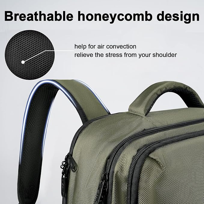 MATEIN Carry on Travel Laptop Backpack, Large Flight Approved Personal Item Travel Backpack with USB Charge Port & Shoe Compartment, Water Resistant Weekender Overnight Bag Fit 17 Inch Laptop, Green