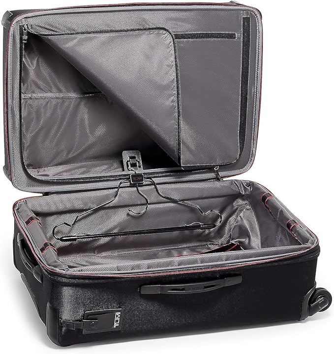 TUMI - Aerotour 4 Wheel Expandable Luggage - Men's and Women's Lightweight Business and Leisure Travel Suitcase - 26" Short Trip Expandable Packing Case, Black