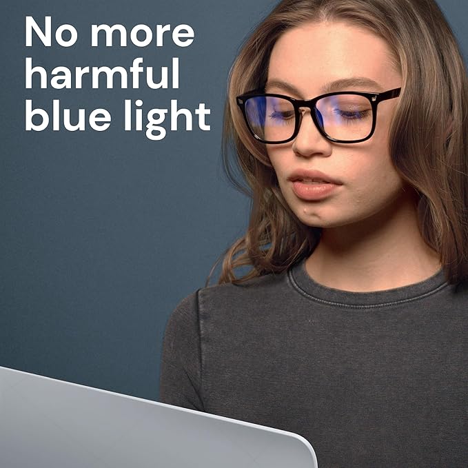 Gaoye Blue Light Glasses for Computer & Gaming - Anti UV Ray Lenses, Scratch-Resistant & Comfort Fit