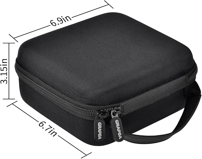 Case Compatible with GL-BE3600/SFT1200/ MT3000/ AXT1800/ MT1300/ A1300 for Glinet Travel Router for Hotel WiFi, Portable Router Storage Holder for Gl.inet Slate 7 Router Accessories(Box Only) - Black