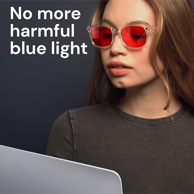 Gaoye Blue Light Glasses for Computer & Gaming - Anti UV Ray Lenses, Scratch-Resistant & Comfort Fit