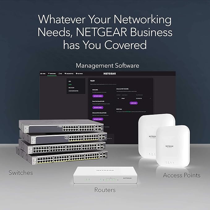 NETGEAR 5-Port Multi-Gigabit Ethernet Unmanaged Essentials Network Switch (MS305) - with 5 x 1G/2.5G, Desktop or Wall Mount, and Limited 3 Year Protection