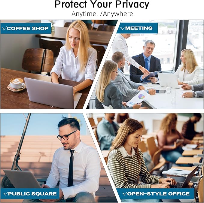 FILMEXT Privacy Screen Protector for Microsoft Surface Laptop 13.5 inch 2/3/4/5 th Generation,Removable Surface Laptop Privacy Screen 13.5" Anti-Spy Anti-Glare Blue Light Filter