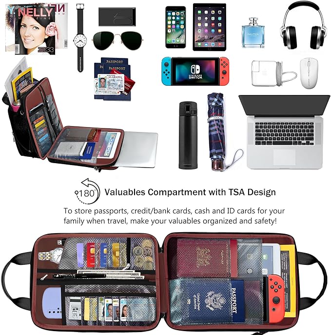 ZINZ Slim & Expandable Case 12.9 13 inch Travel Laptop Shoulder Bag for MacBook Air 13" M3/M2/M1, MacBook Pro 13" M2/M1, iPad Pro 12.9"/13"/11", iPad Air 13",B01K01