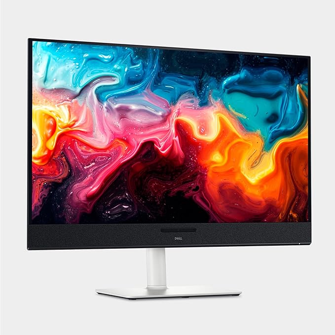 Dell 32 Plus 4K QD-OLED Monitor S3225QC - 31.6-inch (3840 x 2160) 120Hz 0.03ms Display, AI-Enhanced 3D Spatial Audio, Height/Tilt/Swivel/Slant Adjustment - Ash White
