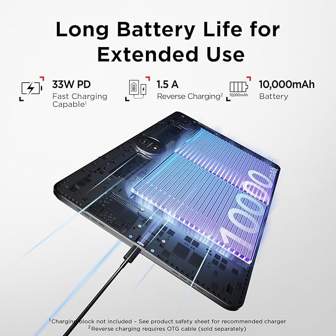 TCL NXTPAPER 14 Android Tablet, 14.3" Paper-Like Display Drawing Pad & Digital Notebook with 4096-Level Stylus & Flip Case, 8+8GB RAM, 256GB Storage, 10000mAh Battery, Multi-Window, Gray