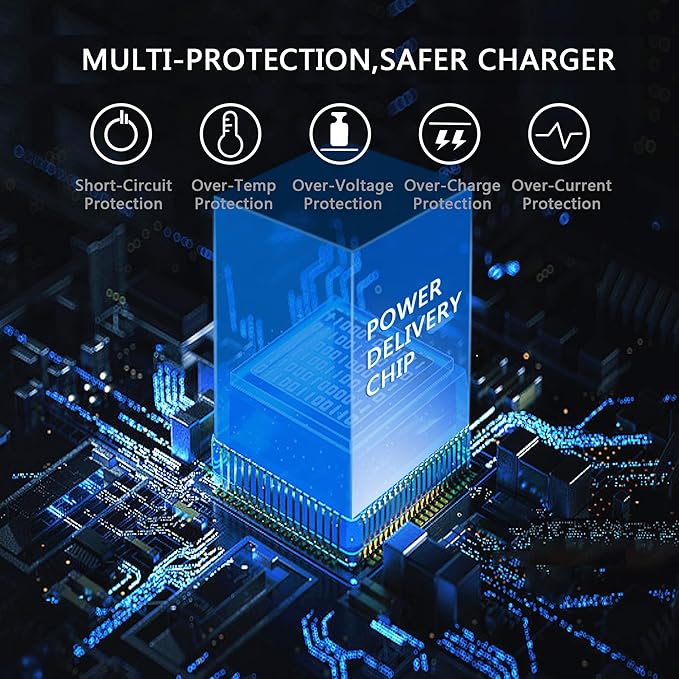 for iPhone 17 16 Charger, Fast Charging USB C Block 3-Pack 20W Type-C Phone Wall Plug Portable Power Adapter USBC Brick USB-C Box 15 14 13 12 11 Air Pro Max Plus XS X XR SE 8 7 6 Pad Mini