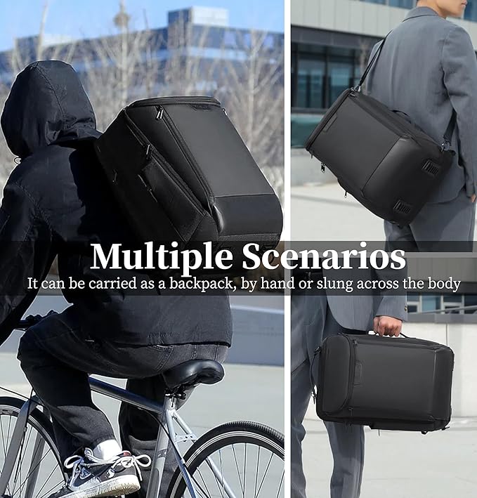 Schkleier Travel Backpack for Men Women, Carry On Backpack TSA Flight Approved 15.6 inch Laptop Daypack for Business Trip