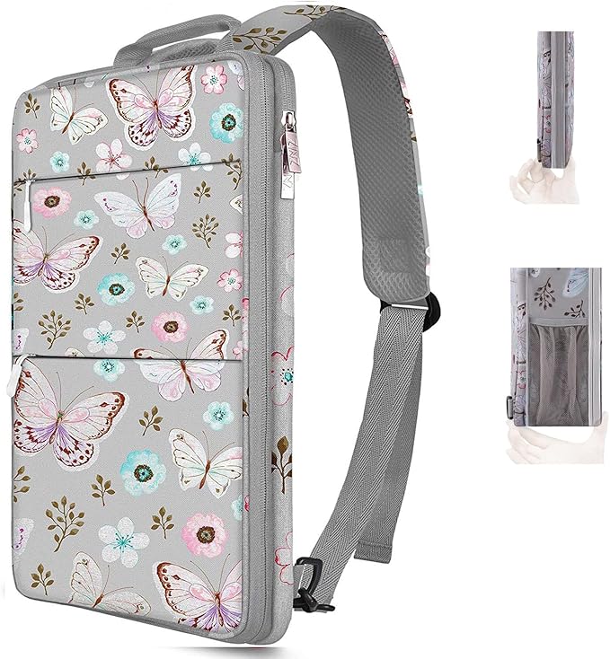 ZINZ Slim & Expandable Laptop Backpack 15 15.6 16 Inch Sleeve with USB Port, Spill-Resistant Notebooks Bag Case for Most 14-16 Inch MacBooks Surface-Books Dell HP Lenovo Asus Computers,P01A01