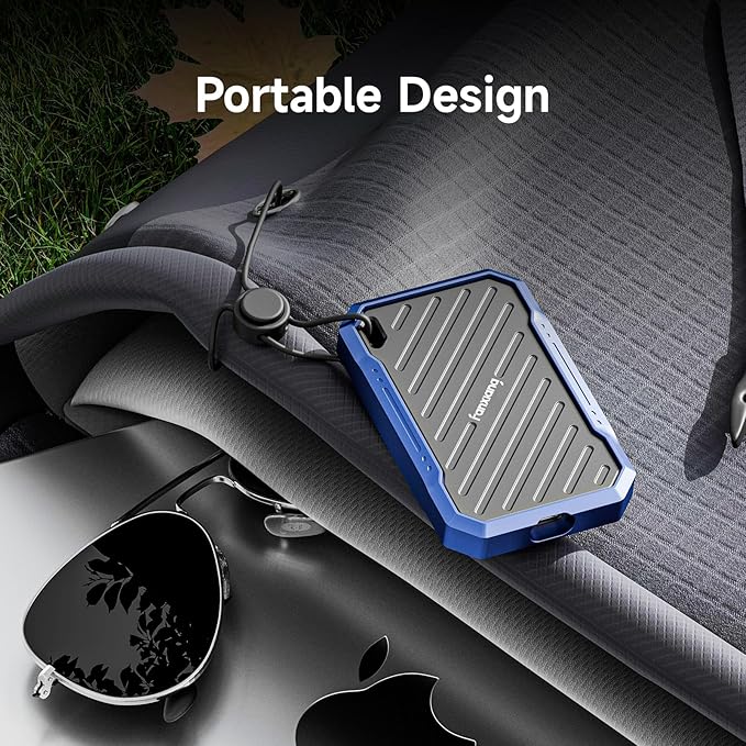 fanxiang 2TB External Portable SSD, Up to 2000MB/s USB 3.2 Gen2*2, IP68 Water and Dust Resistance, External Solid State Drive Reliable Storage for Professionals, Creatives, and Engineers