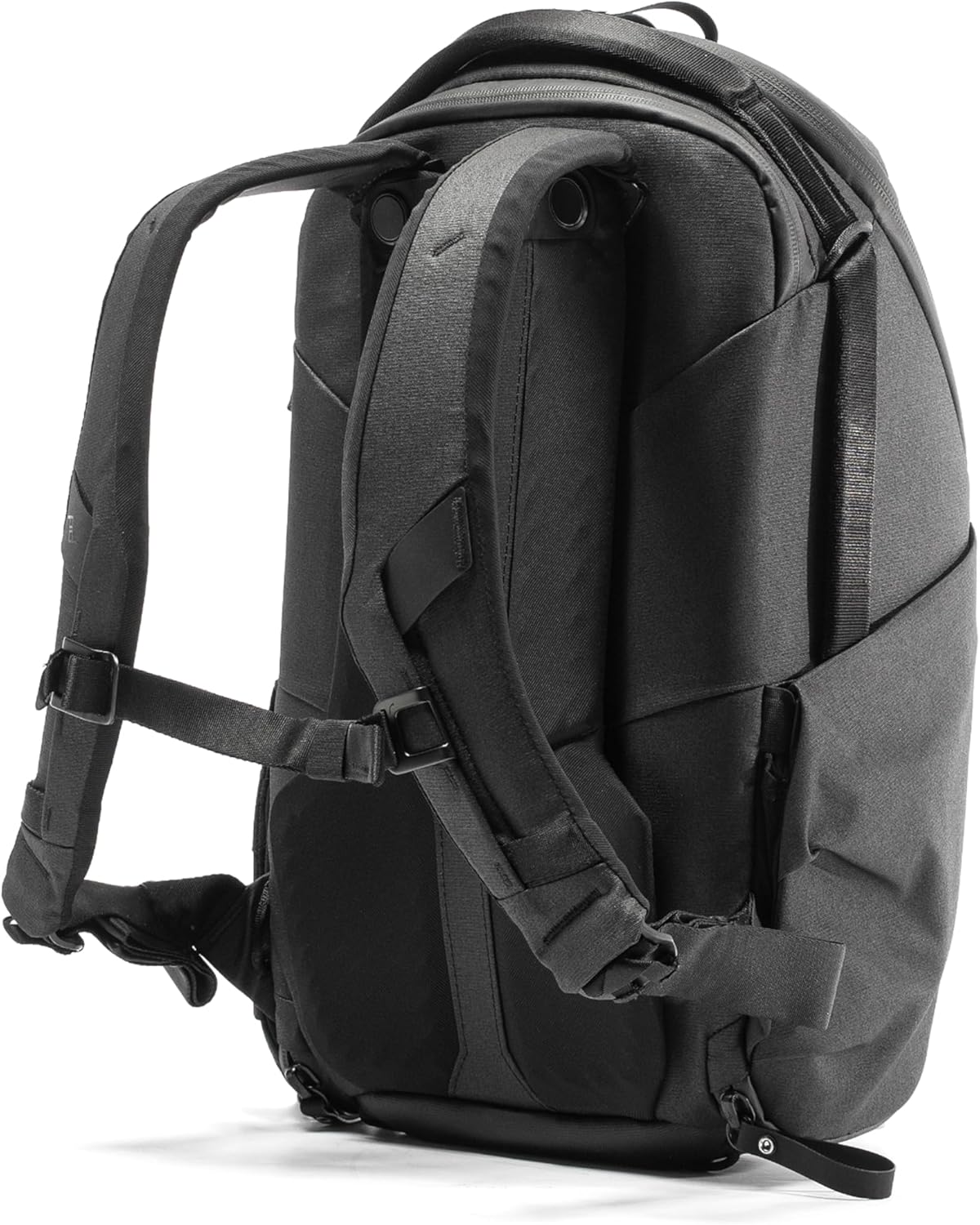 Peak Design Everyday Backpack Zip 15L, Black, 270-Degree Zip, Dual Side Pockets, FlexFold Dividers, Fits 15" Laptop, For Camera Carry, Daily Commutes or Travel, Versatile Backpack for Men and Women