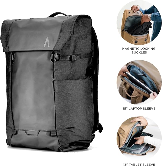 BOUNDARY X-PAC 22L Men's Women's Boundary Backpack Rucksack ERRANT PACK, Black