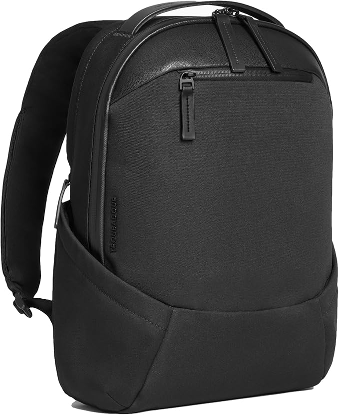 Troubadour Apex 3.0 Compact - 16L Premium Laptop Backpack - Ergonomic & Water Resistant - Designed for Work and Travel - Black