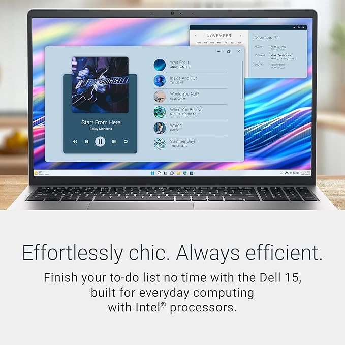 Dell 15 Laptop DC15250-15.6-inch FHD (1920x1080) 120Hz Display, Intel Core i5-1334U Processor, 16GB DDR4 RAM, 512GB SSD, Intel UHD Graphics, Windows 11 Home, Onsite Service - Platinum Silver