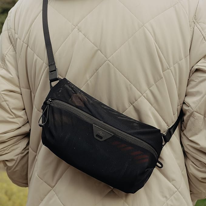 Peak Design Ultralight Packing Cube Bundle, Black, Stretchy Mesh Cubes with Strap Attachment Points and Luggage Pass Throughs, Zipper Opening, Travel Organizer for Men and Women, Sizes XXS, XS, S