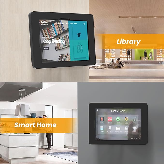 Tablet Wall Mount Compatible with 10.9" iPad 10th, Pro 11" 1 2 3 4, Air 4 5, Air 11", iPad 11"(A16) - BSW101BA