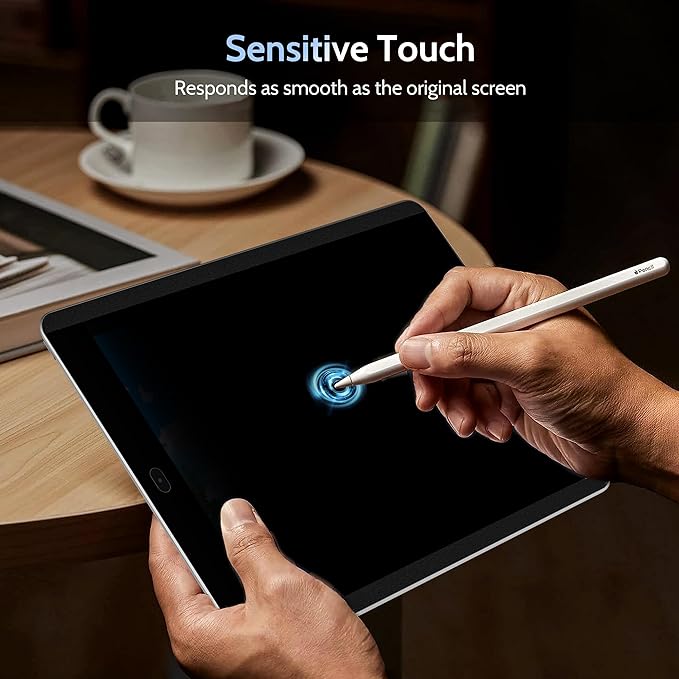 4-Way Magnetic Privacy Screen Protector for iPad 9th 8th 7th 10.2 Inch & iPad Air 3th & iPad Pro 10.5", Removable 360 Spy Black Security Filter