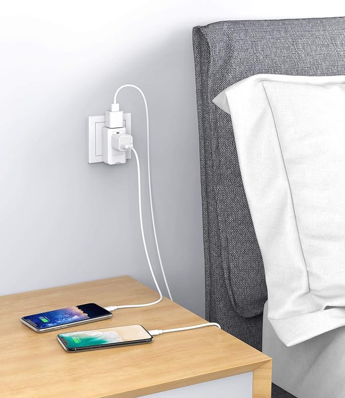 BESTEK Worldwide Travel Plug Adapter, Dual 100-250V Input Plug Adapter Universal All-in-One Travel Adapter Travel Power Adapter for UK, Europe, AU, JP, US, Type A/I/G/C - 2 Pack