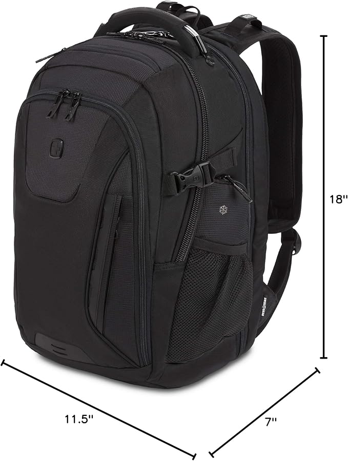 The Travel Tech Elite USB ScanSmart Laptop Backpack
