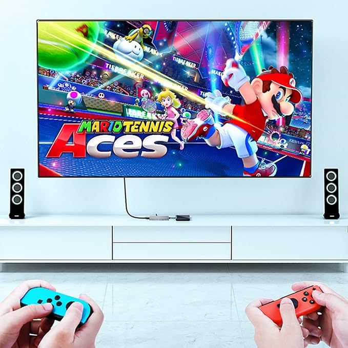 USB C Docking Station, HDMI to USB C Adapter for Monitor, USB-C Hub HDMI Dongle for Laptop, Micro SD Card Reader USB C Dock for Chromebook, USB C to USB Adapter Multiport for MacBook pro