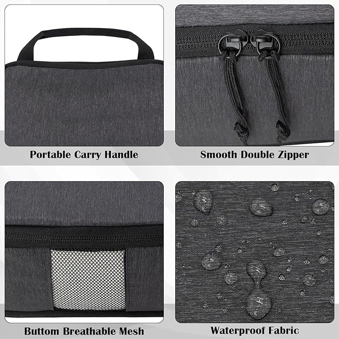 Compression Packing Cubes for Travel Essentials, 2 Set Expandable Packing Cubes for Suitcase Luggage Organizer Bags for Travel, Black