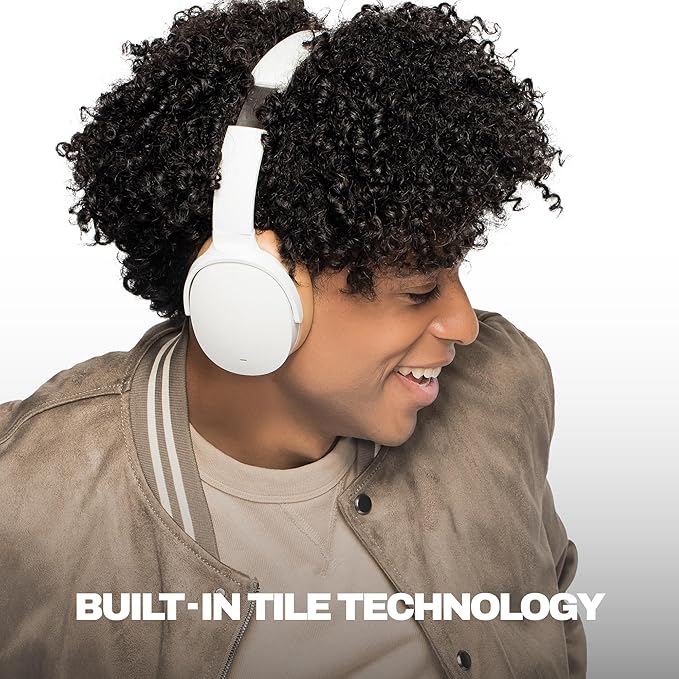 Skullcandy Hesh ANC Wireless Over-Ear Bluetooth Headphones with Extra USB-C Charging Cable, Active Noise Canceling, 22 Hrs Battery, Foldable Lightweight Design, Microphone iPhone Android - Mod White