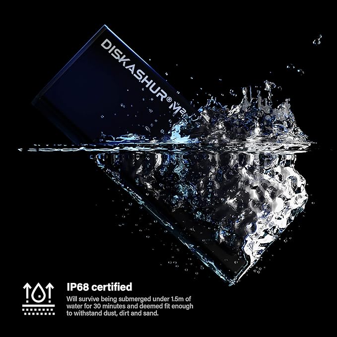 iStorage diskAshur M2 240GB | PIN authenticated, Hardware encrypted USB 3.2 Portable SSD | Ultra-Fast | FIPS Compliant | Rugged & Portable