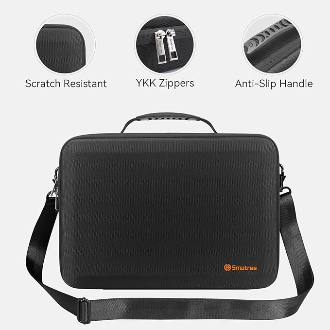 Smatree MobileBase Laptop Shoulder Case with Stand for 15.6 inch DELL Vostro 15/3520, for DELL Latitude 3550/3540/5530/5540/5550, for 15.6 inch Inspiron 15, Protective Briefcase with Stand (A485S)