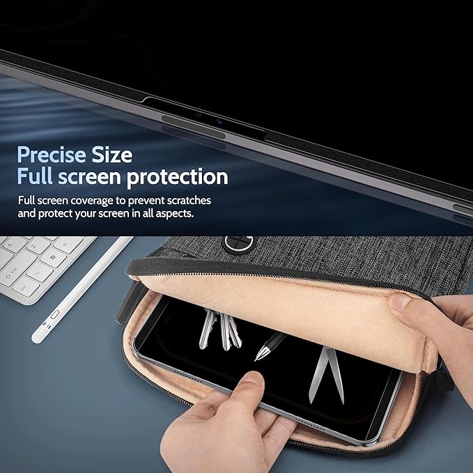 4-Way Magnetic Privacy Screen for iPad Pro 13 Inch 7th (2024, M4),360 Removable Anti Blue Light Glare Spy Private Filter, High Sensitive Bubble-Free Easy Install Black Security Screen Protector