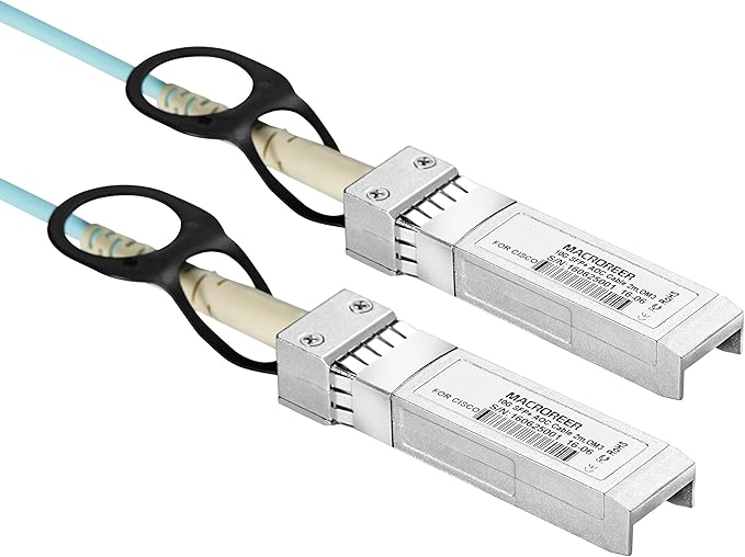 10G SFP+ AOC Cables SFP+ to SFP+ Active Optical Fiber Cable Compatible with Juniper JNP-10G-AOC-50M,50m(164ft)