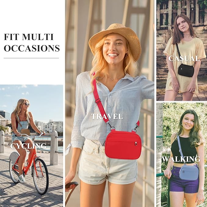 MAXTOP Small Crossbody Bags for Women Belt Bag Fanny Pack with Adjustable Strap