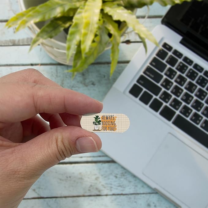 MESMOS Laptop Camera Cover Slide Cute, Laptop Accessories, Computer Camera Webcam Cover Slide, Web Cam Privacy Cam Blocker. Fits MacBook Pro & Air, iPad iMac (Large)