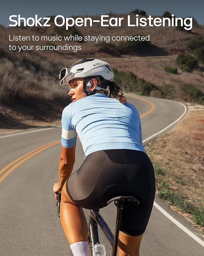 SHOKZ New OpenRun Pro 2-Bone Conduction Headphones,Open-Ear Bluetooth Wireless Sport Earphones for Running,Workouts-Sweat Resistant,Secure Comfortable Fit-Deep Bass,Smart Mic,Reflective Strip
