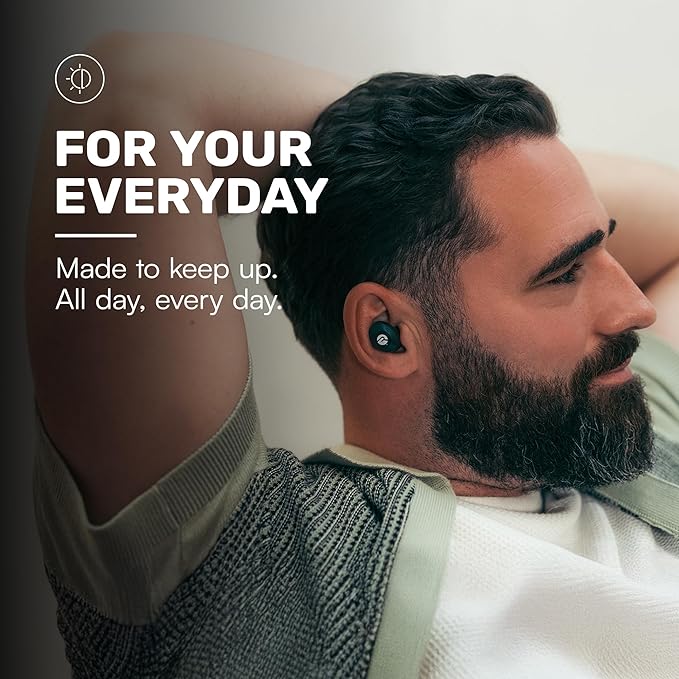 Raycon Everyday Earbuds Classic Bluetooth Wireless with Microphone - Stereo Sound, Active Noise Canceling, in-Ear Bluetooth Headset True Wireless Earbuds 32 Hours Playtime (Mint)