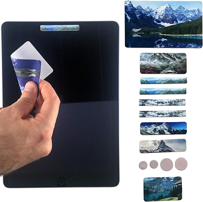 Webcam Covers - Laptop Webcam Cover - Tablet Webcam Covers - Smart TV & for Every Size Webcam on Any Device - Reusable/Multi-use – Protect Your Privacy with Gecko - Mountain
