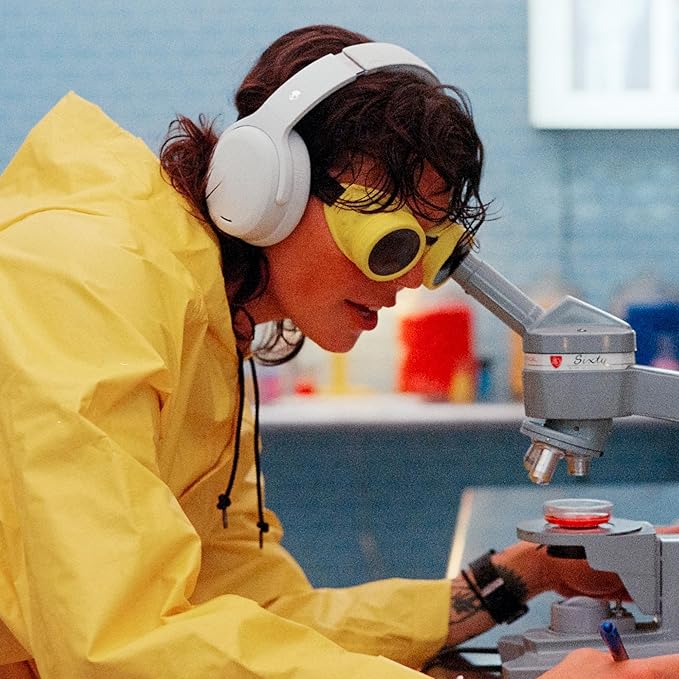 Skullcandy Crusher ANC 2 Wireless Over-Ear Bluetooth Headphones with Multi-Sensory Bass, Active Noise Cancelling, Up to 60 Hours Battery, Microphone for iPhone Android - Bone