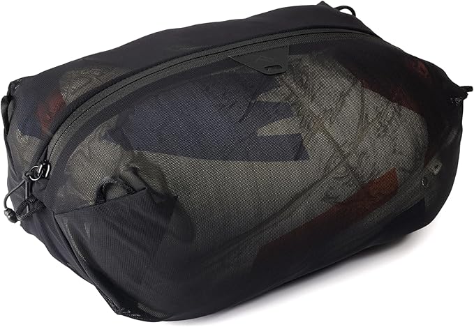 Peak Design Ultralight Packing Cube Bundle, Black, Stretchy Mesh Cubes with Strap Attachment Points and Luggage Pass Throughs, Zipper Opening, Travel Organizer for Men and Women, Sizes XXS, XS, S