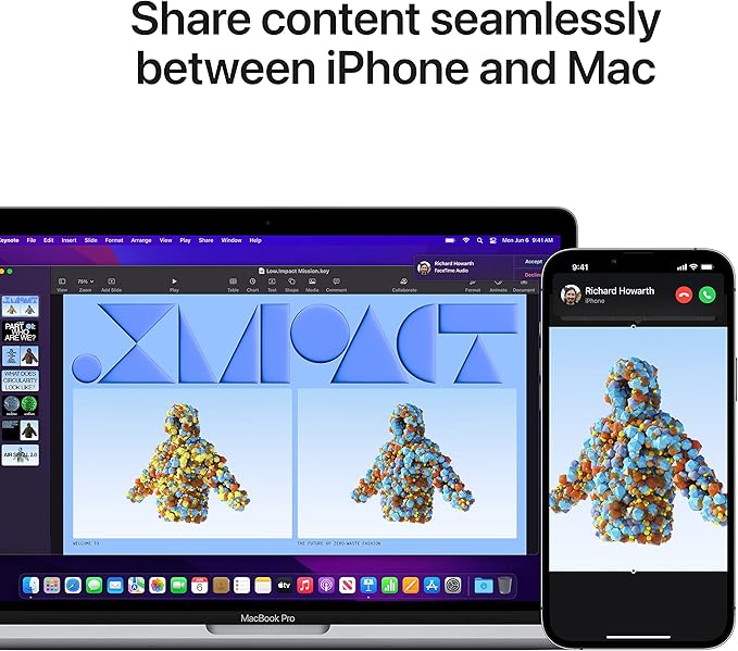 Apple 2022 MacBook Pro with Apple M2 Chip (13-inch, 16GB RAM, 512GB SSD Storage) (QWERTY English) Space Gray (Renewed)