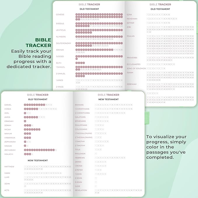 Clever Fox Bible Study Journal – Church Notes Notebook – Note Taking & Journaling Kit – Faith Based Religious Gifts & Accessories (Mint Cream)