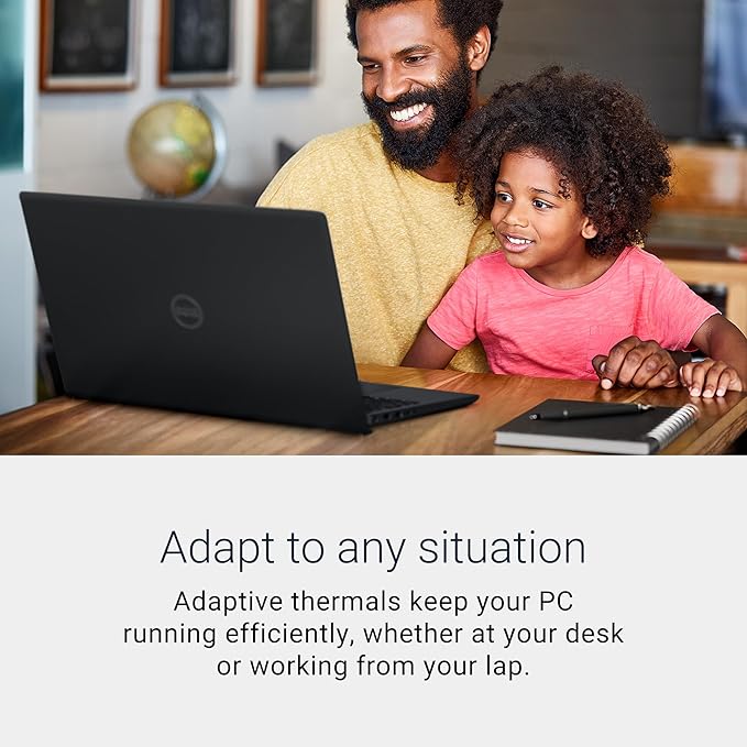 Dell 15 Laptop DC15255-15.6-inch FHD 120Hz Display, AMD Ryzen 5-7520U, 8GB LPDDR5 RAM, 512GB SSD, AMD Radeon 610M Graphics, Windows 11 Home, Onsite Service - Carbon Black