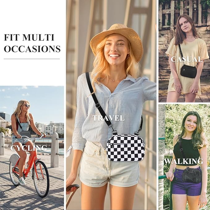 MAXTOP Small Crossbody Bags for Women Belt Bag Fanny Pack with Adjustable Strap