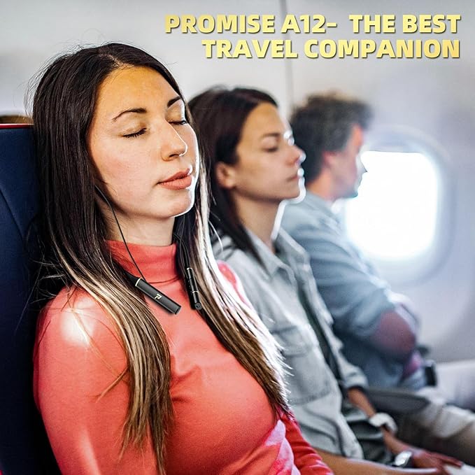 A12 Wireless Neckband Bluetooth 5.3 Earbuds - 60H Playtime, Built-in OTG Fast Charger, Noise-Isolating Earphones for Sports/Workout,Gaming/Calls Comfortable Lightweight Headphones Technology.